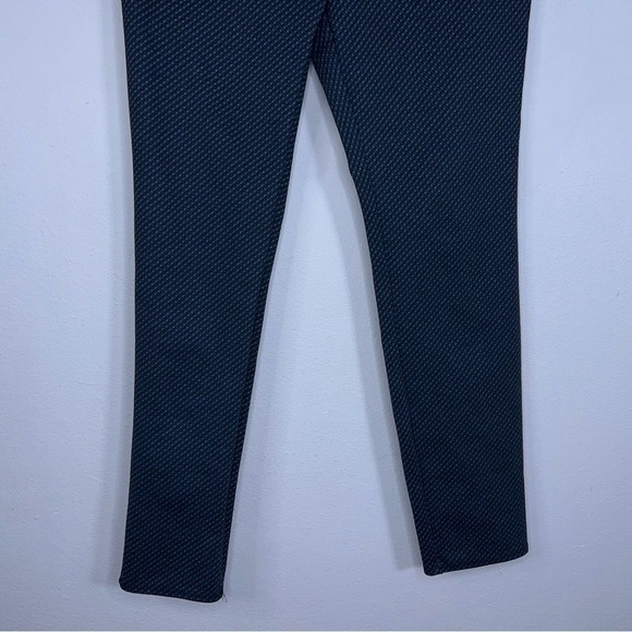 MEDIUM MAX STUDIO BLACK DARK GREY TREGGINGS PULL ON STRETCH PANTS - Picture 6 of 11